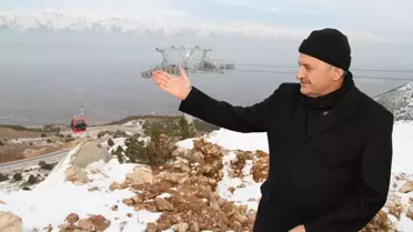 Bakan Yıldırım, 'Ergan Dağı Kayak Tesisleri'Ni Gezdi