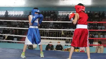 Ağrı'da Boks İl Birinciliği Müsabakaları Yapıldı