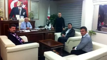 AK Parti İl Başkanı Mehmet Gün Sivaslı İlçe Teşkilatını Ziyaret Etti