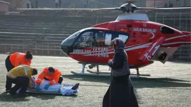 Kalp Hastasına Ambulans Helikopterle Sevk
