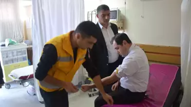 Dikmen Kaymakamı Kazada Yaralandı