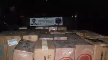 Polisten Gümrük Kaçağı Sigara Operasyonu