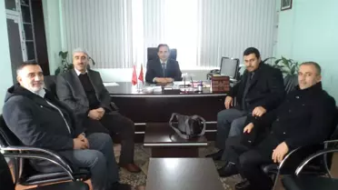 İmamlardan Yeni Müftü Mehmet İzci'ye Ziyaret