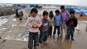 Çıplak Ayaklı Suriyeli Mülteci Çocuklar