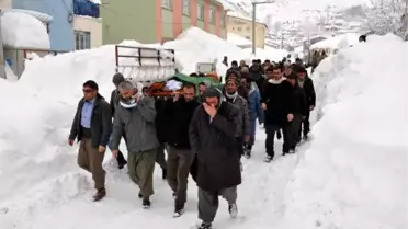 Şemdinli'de 2 Kişinin Çığ Altında Kalması