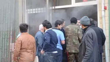 Bobinaj Dükkanında Yangın Büyümeden Söndürüldü