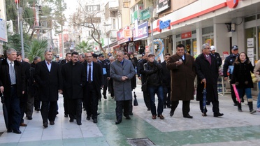 Başkan Ergün'den Çarşı Esnafına Ziyaret