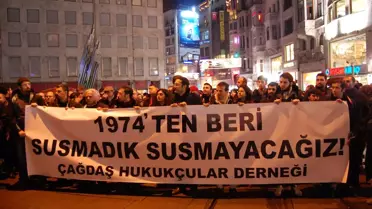 Taksim'de Dhkp-C Operasyonuna Protesto