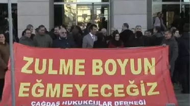 Çağlayan Adliyesi'nde 'Gözaltı' Protestosu