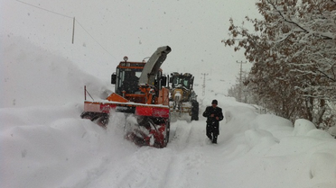 Tatvan'da Kar Yağışı