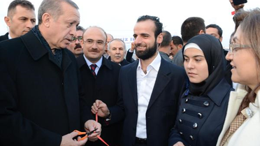 Başbakan'ın Nişan Taktığı Suriyeli Çift Evlendi