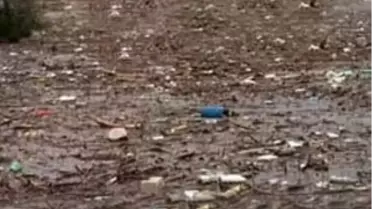 Çanakkale Zehir Kutuları Barajda Ada Oluşturdu Zehir Kutuları Barajda Ada Oluşturdu