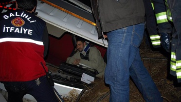 Salihli'de Trafik Kazası: 1 Yaralı
