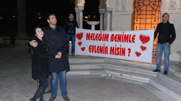 Evlilik Teklifi Gökyüzünden Geldi