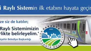 Raylı Sistemin Adı İçin Anket Çalışmaları Sürüyor