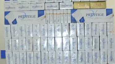 Bafra'da Bin 130 Paket Kaçak Sigara Ele Geçti
