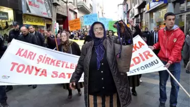Tonyalılar'dan Çimento Fabrikasına Tepki Eylemi