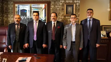AK Parti İl Başkanlığ'ından Sesob'a Ziyaret