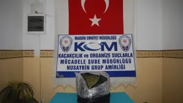 Mardin'de 85 Kilogram Esrar Ele Geçirildi