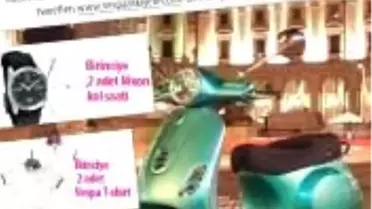 Twitter'da Vespa Aşkını En İyi Anlatan Kazanıyor