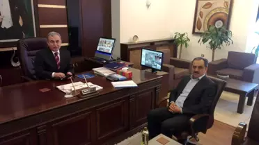 Başkan Yazıcı'dan Vali Büyük'e Ziyaret