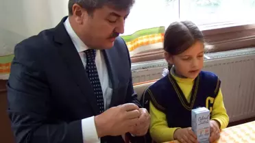 Osmaniye'de 50 Bin Öğrenciye Süt Dağıtıldı