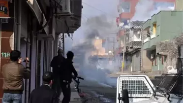 Cizre'de İzinsiz Gösteri