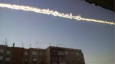 Rusya'daki Meteor Yağmuru