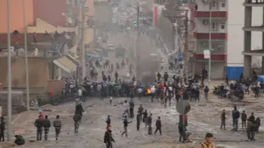Cizre'de İzinsiz Gösteriye Müdahale