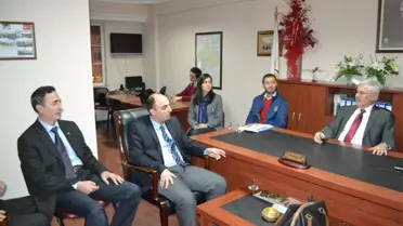 Stk Temsilcileri Başkan Ak'ı Ziyaret Etti
