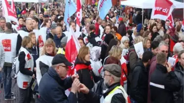 Almanya'da Kamu Kurumlarında Grevler Devam Ediyor