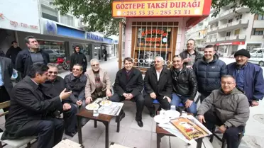 Taksiciler Dertlerini Konak Belediye Başkanı Konak Tartan ile Paylaştı