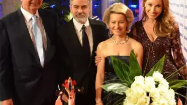 George Clooney'e Alman Medya Ödülü Verildi