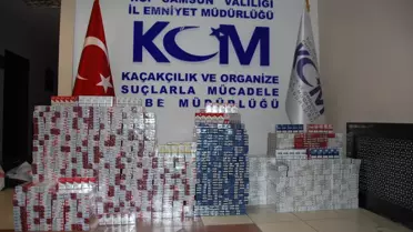 Samsun'da 9 Bin 920 Paket Kaçak Sigara Ele Geçti