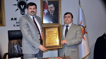 Çifteler'den AK Parti İl Başkanı Reyhan'a Ziyaret