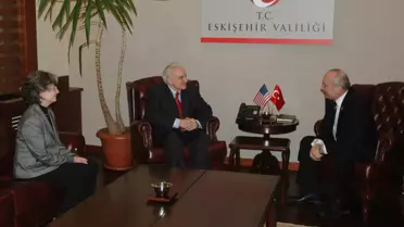 ABD Büyükelçisi Ricciardone, Vali Koçdemir'i Ziyaret Etti
