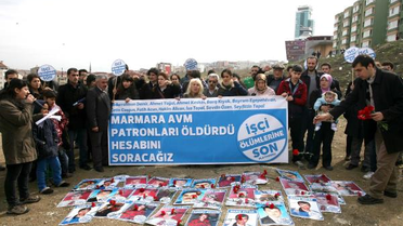 İnşaatta Yanarak Ölen 11 İşçi Anıldı