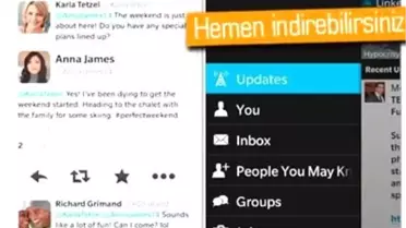 Twitter ve Linkedın'e Blackberry 10'da Güncelleme Geldi