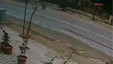 Fethiye'de Trafik Kazası Kameralara Yansıdı