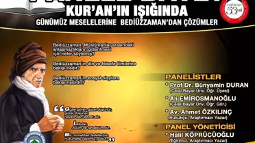 Salihli'de Bediüzzaman Paneli Düzenlenecek