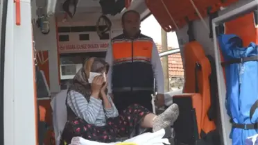 Mutfakta Alev Alan Tüpü Bahçeye Attı