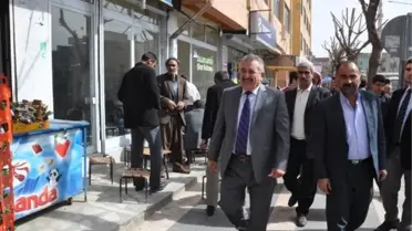 Siirt Belediye Başkanı, Esnafı Ziyaret Etti
