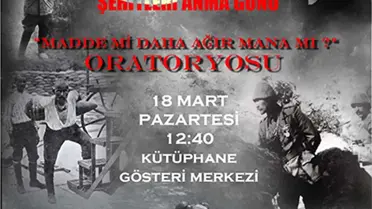 Çanakkale Zaferi İYTE'de de Kutlanıyor