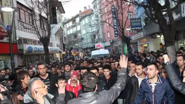 Bartın'da Üniversitedeki Olaylara Tepki Yürüyüşü