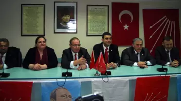 CHP Myk Üyeleri ve Milletveklleri Malkara'da Partililerle Buluştu