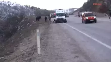 Tokat'ta İçerisinde 5 Kişinin Bulunduğu Otomobil, Sürücüsünün Direksiyon Hakimiyetini Kaybetmesi...