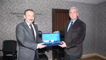 Başkan Doğan Mestanlı Belediye Başkanını Ağırladı