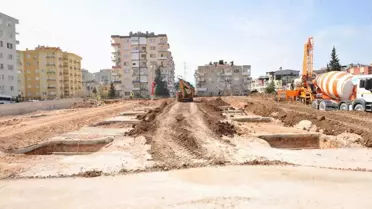 Başkan Tatı, Yıldız Kapalı Pazaryeri'nin Temelini Attı