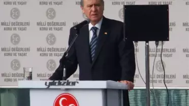 Mhp Lideri Bahçeli: İmralı'ya, Urganı Boğazına Geçirmek İçin Gideriz