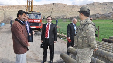 Hasankeyf Kaymakamı Taşkın'dan Köy Ziyaretleri